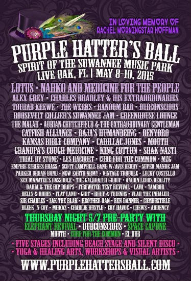 Purple Hatter's Ball, Live Oak, Florida