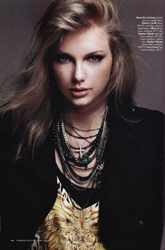 Smartologie: Taylor Swift for 'Harper's Bazaar' Australia April 2012