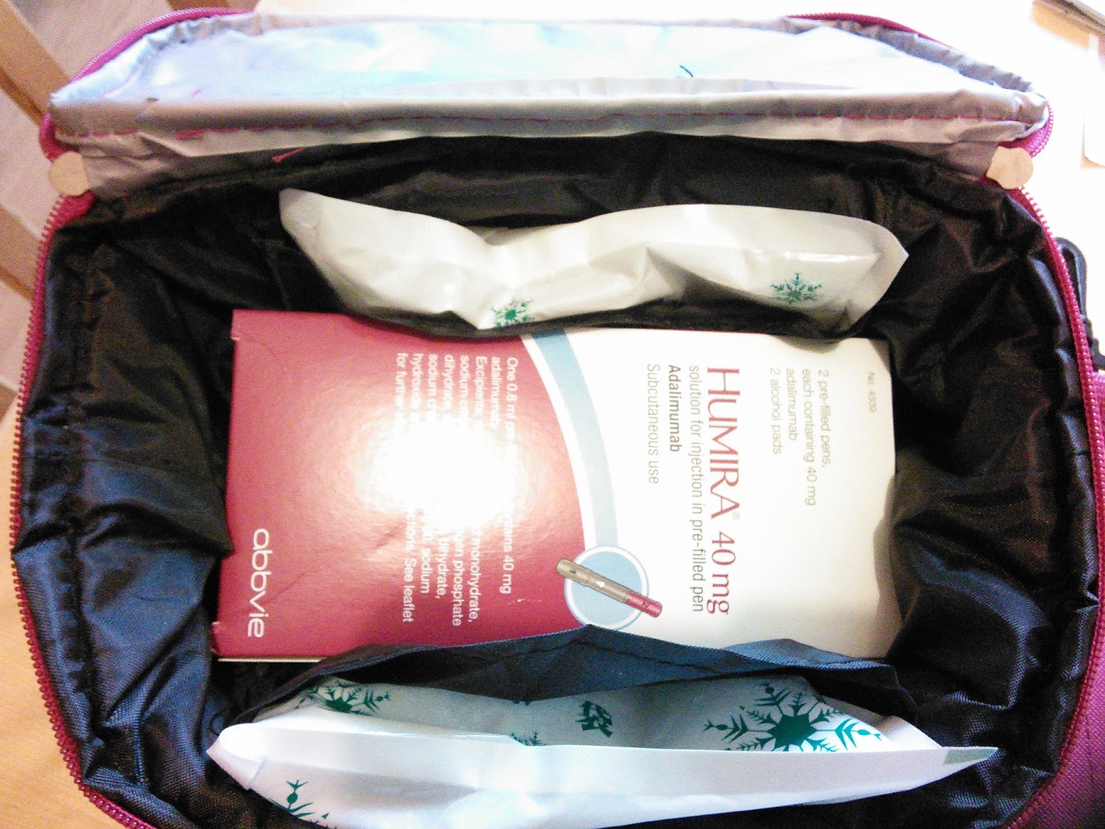 humira cooler bag uk