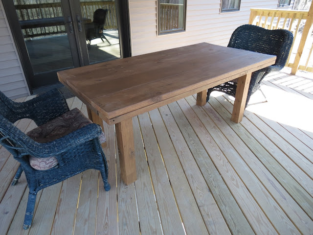 Let's Just Build a House!: Simple DIY Patio Table reveal