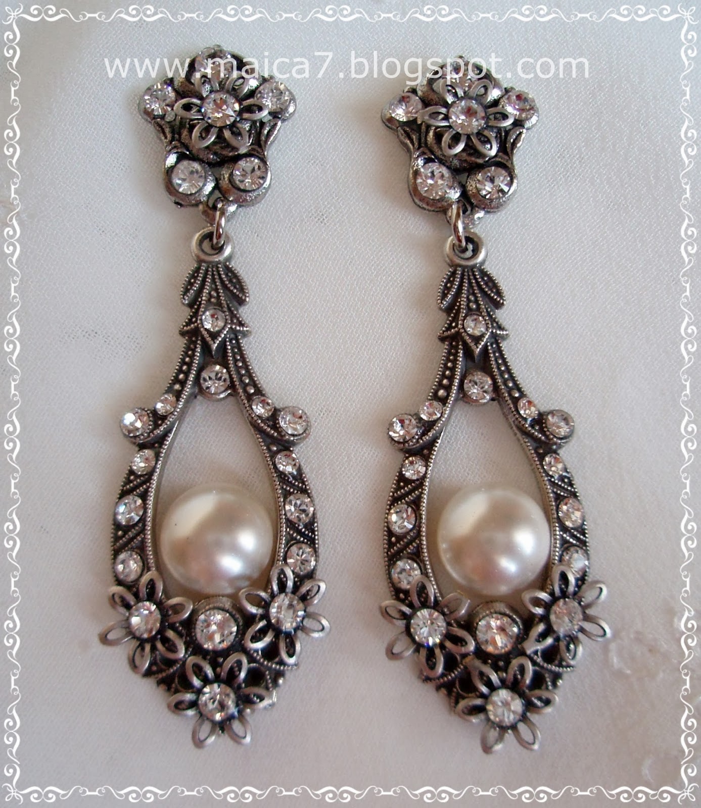 PENDIENTES MADRESELVA | Complementos para novias: pendientes y tocados