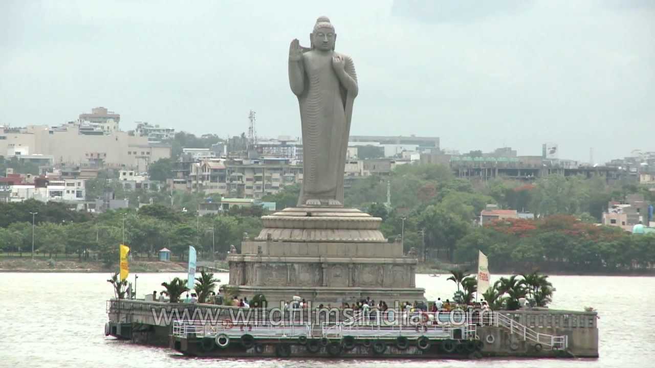 ENJOY THE BEAUTIFUL WORLD AMPM Buddha Statue in Hyderabad City