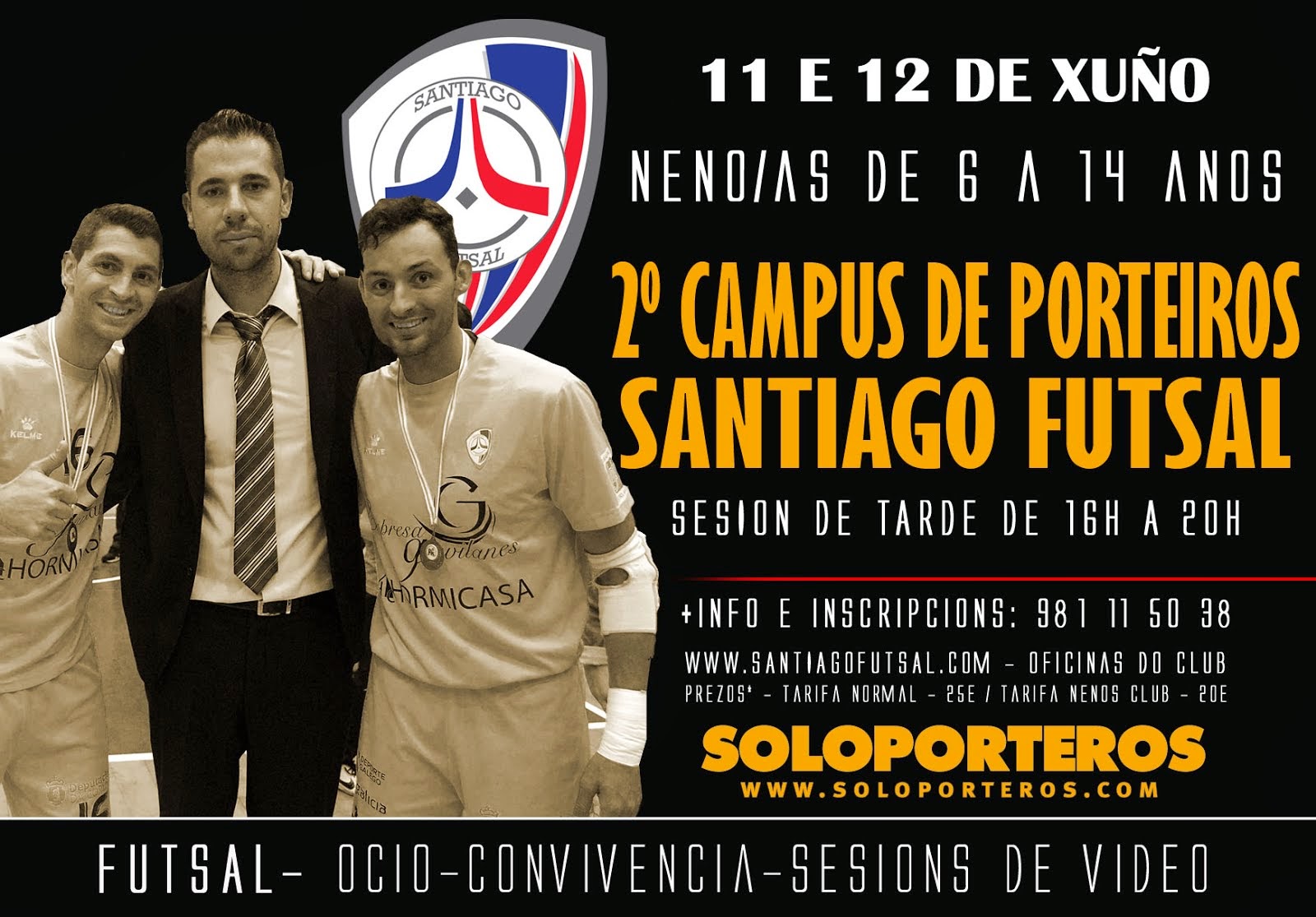 2º Campus de Porteros Santiago Futsal