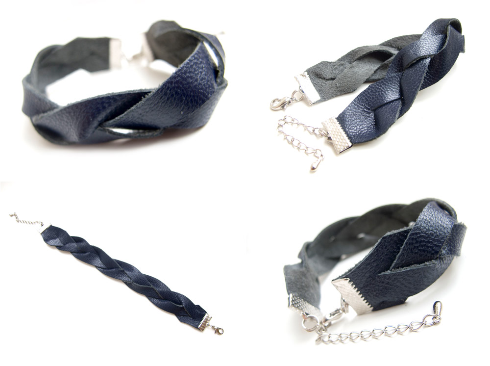 Katrinshine Braided leather cuff bracelet tutorial