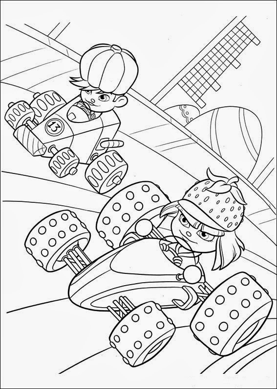 Fun Coloring Pages Wreck It Ralph Coloring Pages