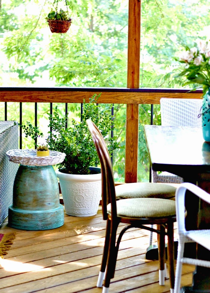 Planter to Outdoor Side Table Infarrantly Creative