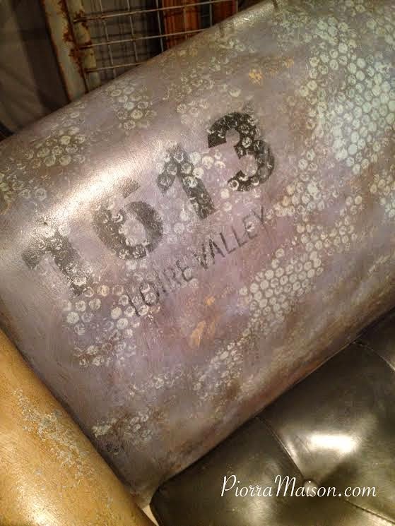 Painting leather with Chalk Paint™ decorative paint by Annie Sloan.