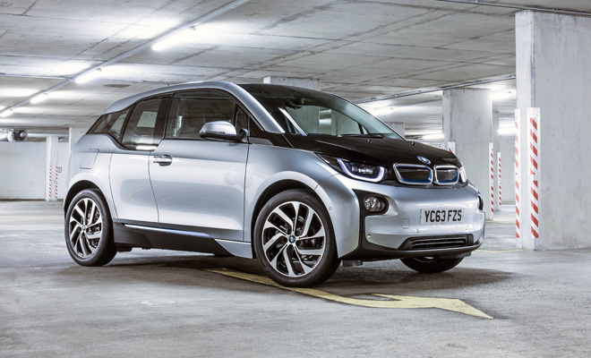 BMW i3 front side view