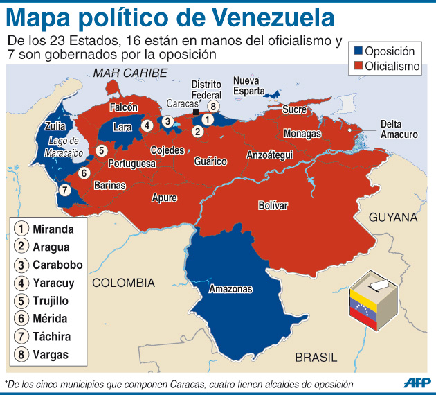En infografía: los estados que gobierna el oficialismo y ...