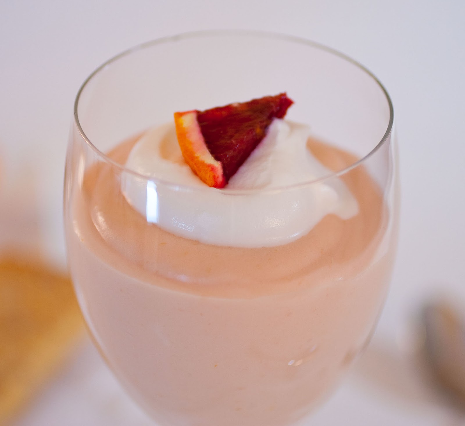 Tish Boyle Sweet Dreams Blood Orange Mousse with GingerOrange Shortbread Triangles