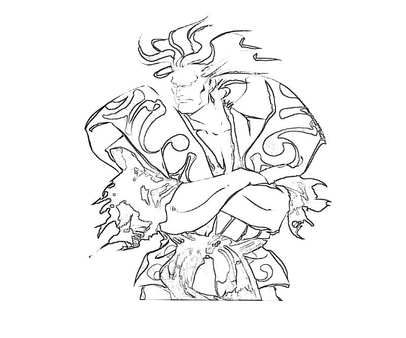 Printable Samurai Shodown Minazuki Zankuro Character Coloring Pages printable-samurai-shodown-minazuki-zankuro-character-coloring-pages
