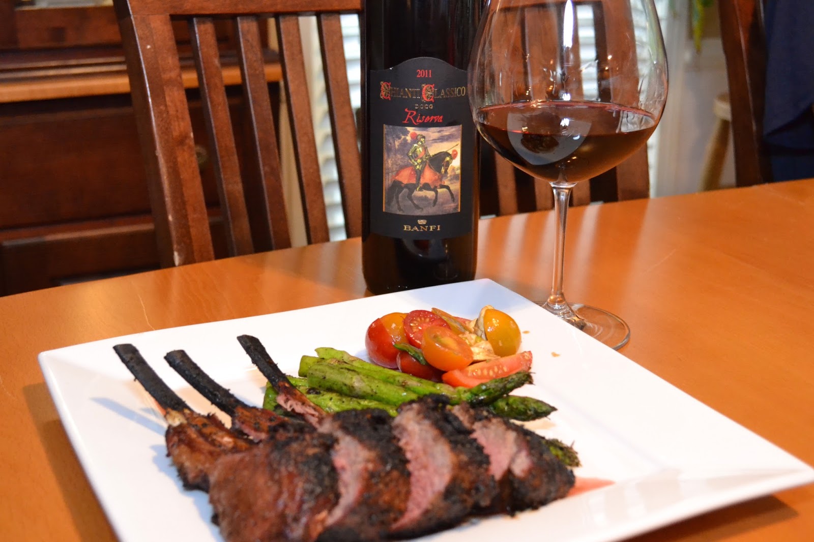 Weekend Food Project Rack of Lamb on the Big Green Egg