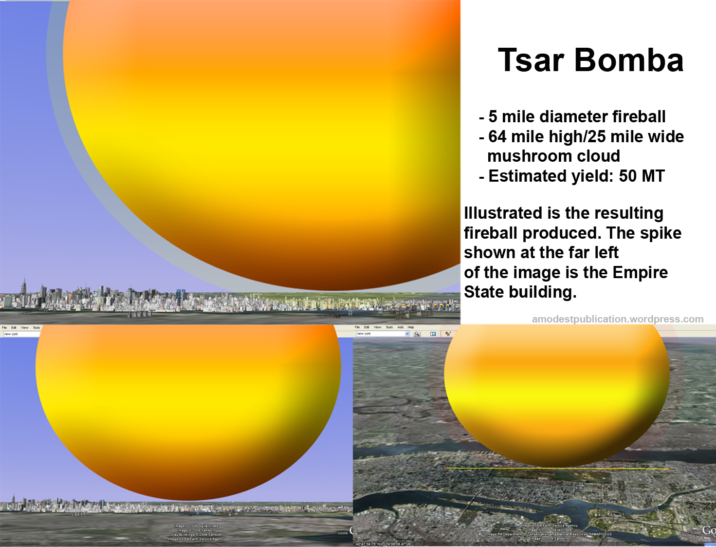 tsar bomba radius tsar bomba radius