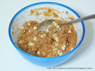 pasta de relleno de empanadillas o canelones con atun