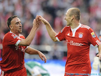 The Robbery duo - Arjen Robben together with Frank Ribery