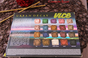 Uban decay, vice 3, swatch, maquillage, palette, fards à paupieres, eye shadow, make up, 