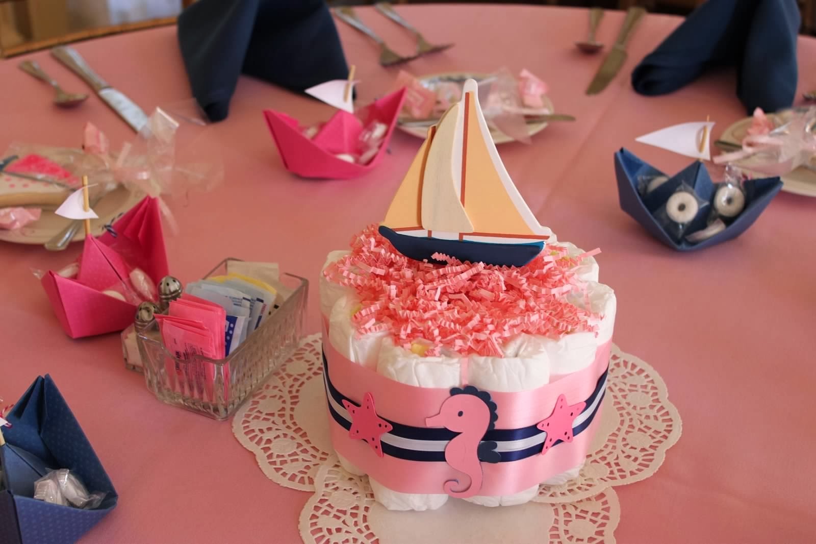 Nautical by Nature Nautical Photo of the Week Baby Girl Pink and Navy