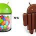 review perbandingan android jelly bean vs kitkat