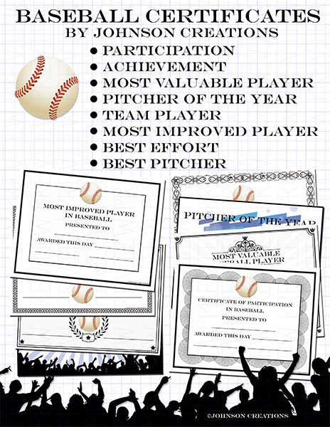 most improved player certificate