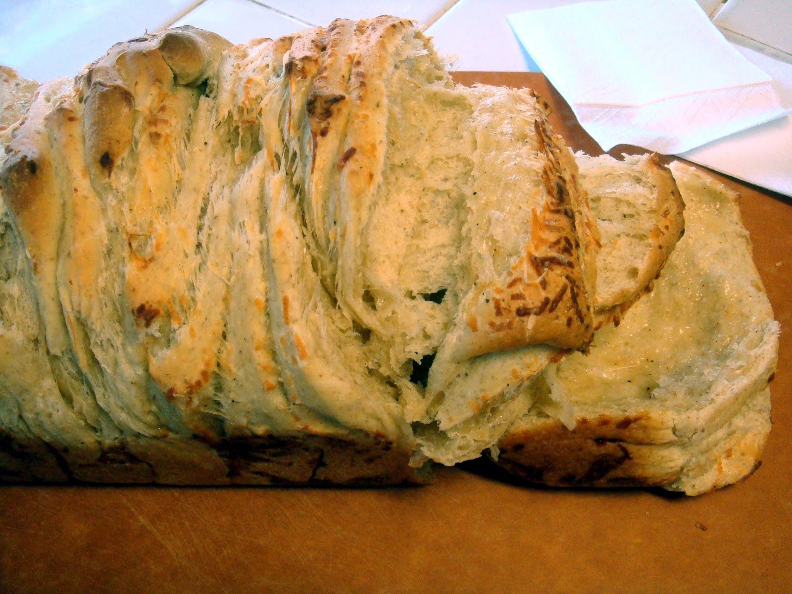 the little olive branch beer batter gruyere pull apart bread