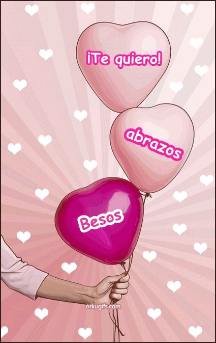 Te quiero, abrazos y besos - Imagenes y Carteles