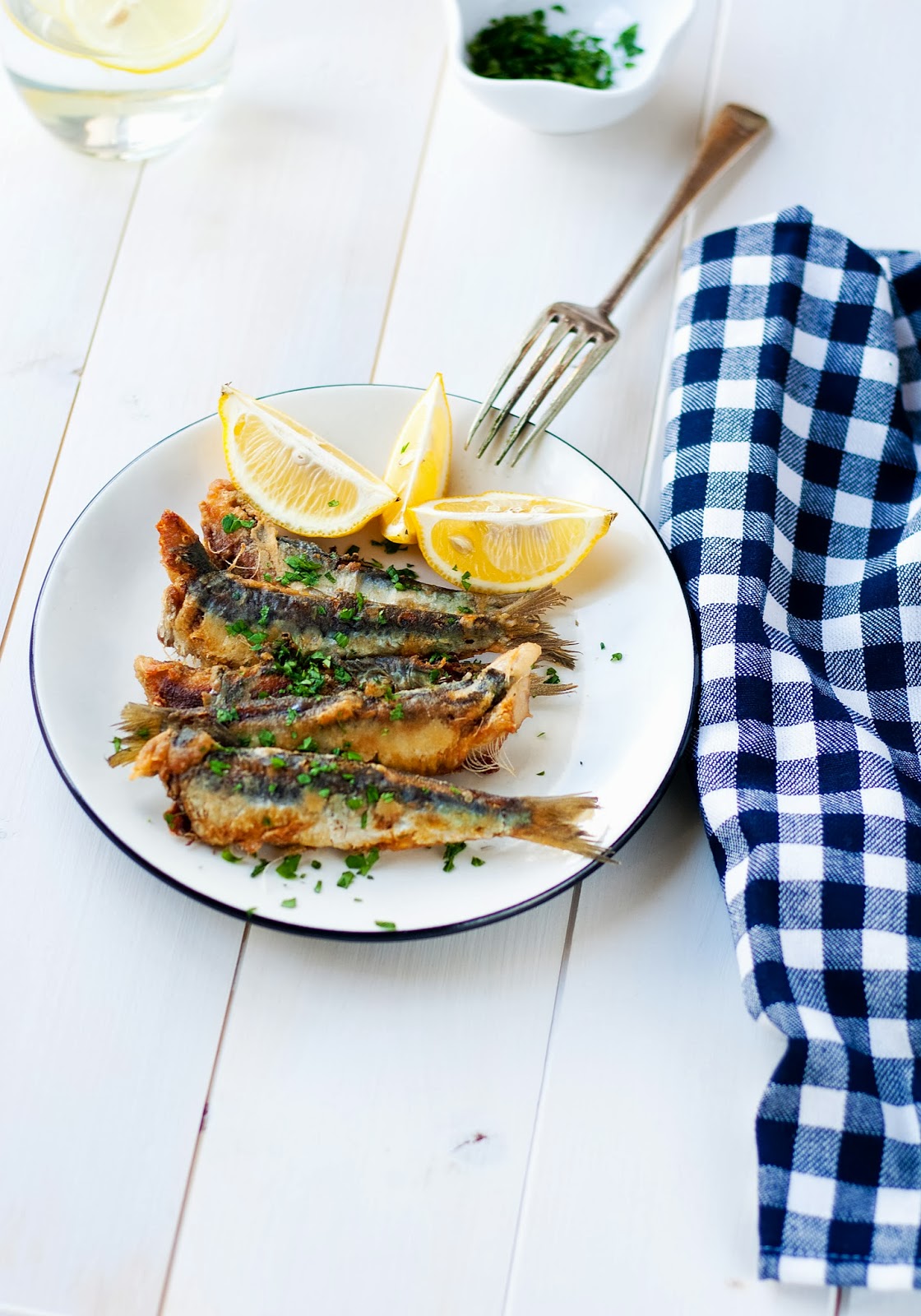 Fried sardines with garlic, chilli and fresh herbs The Coffee Break