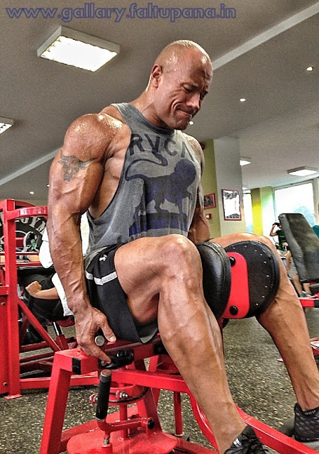 Dwayne Johnson The Rock Hercules Pose