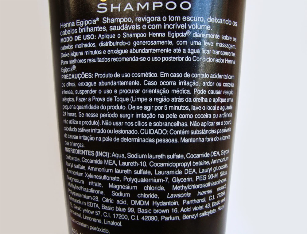 Resenha: Shampoo Henna Egípcia Preto Deslumbrante