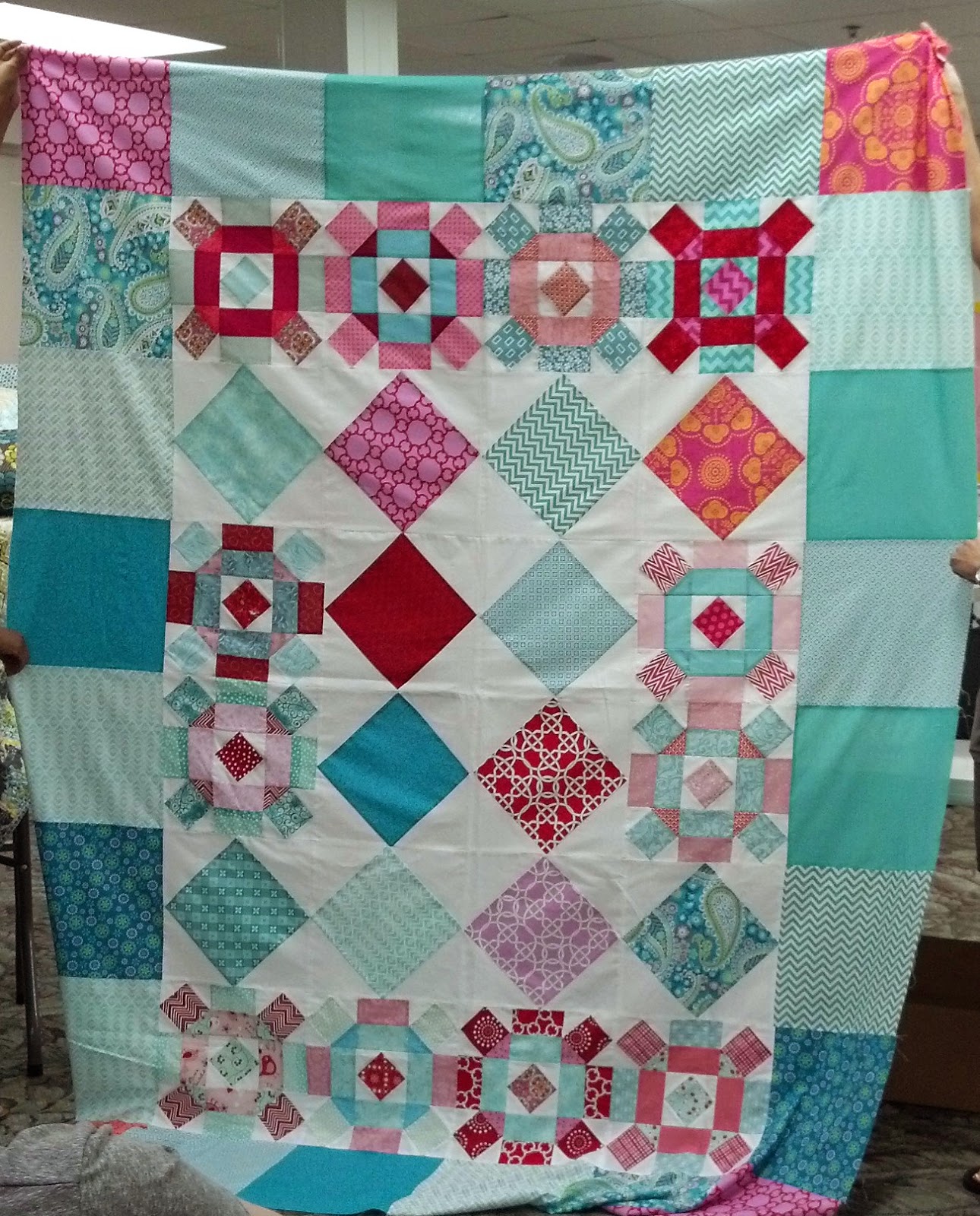 Emerald Coast Modern Quilt Guild April 2014 Block Lottery Rock Candy