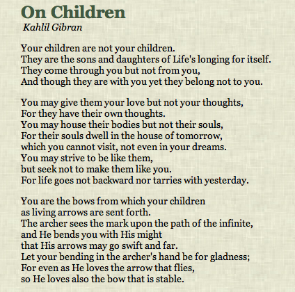 Honeysuckle and Hissy Fits: ON CHILDREN Honeysuckle and Hissy Fits: ON CHILDREN
