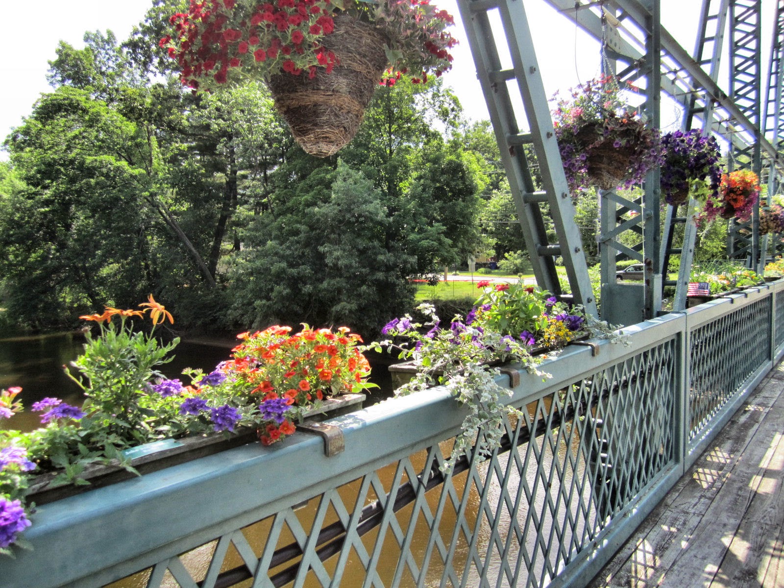 The Size of Connecticut Old Drake Hill Flower Bridge