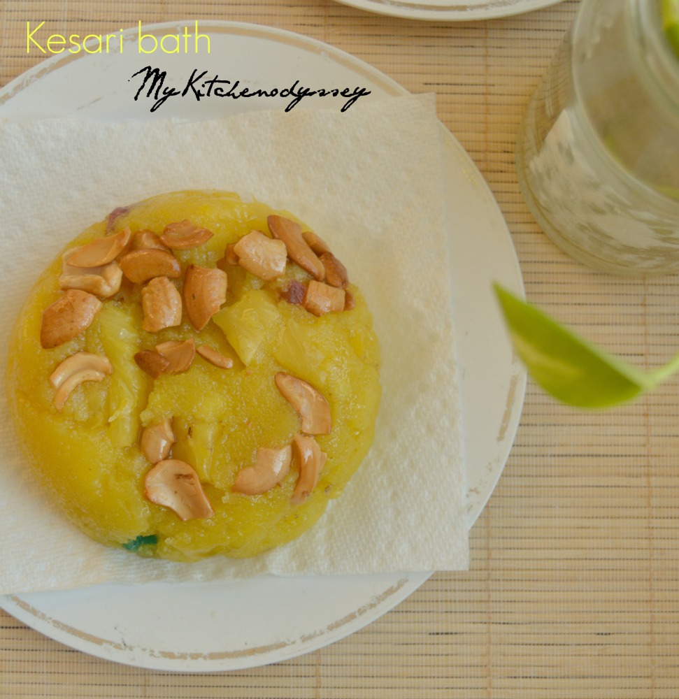 My Kitchen Odyssey Indian Recipes From Scratch Pineapple Kesari