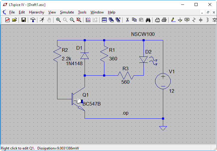 Free EDA Design and simulation with LTspice · One Transistor