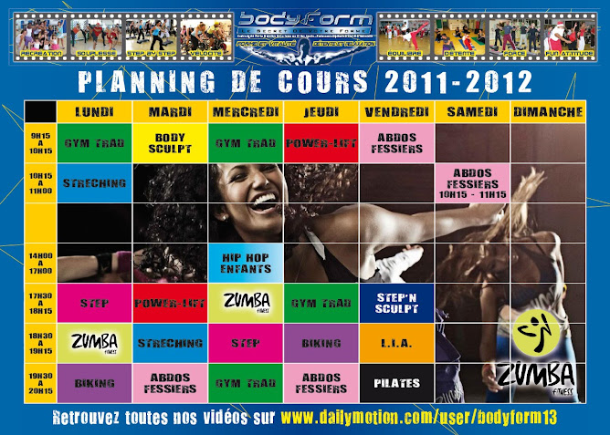 Planning saison 2011-2012