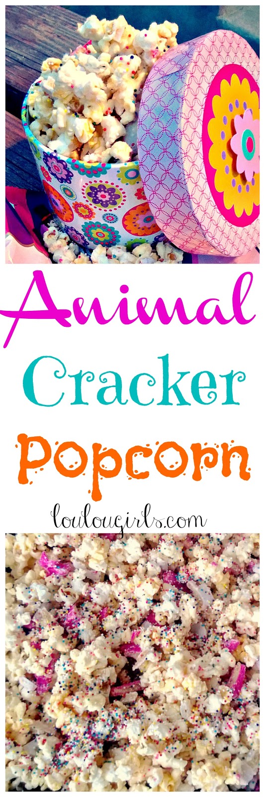 Animal Cracker Popcorn Lou Lou Girls