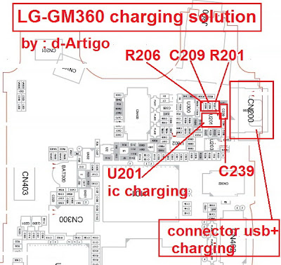 حل مشكلة شحن ال جي GM360 Lg+gm360+charging+problem+solution