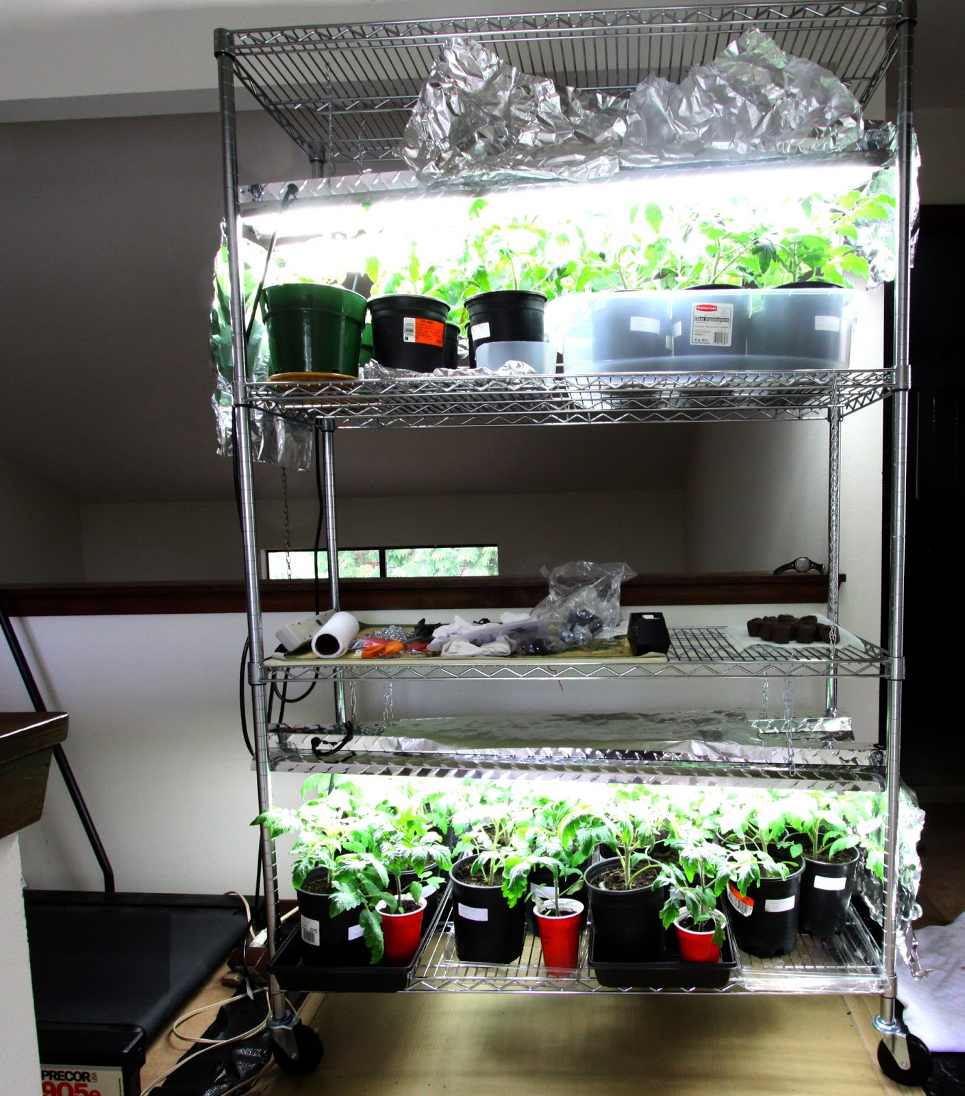 Tee's Pics How to create an indoor veggie grow lighting system