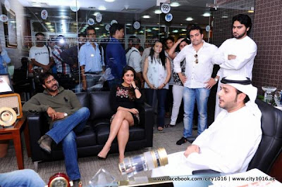 Kareena, Ajay Devgn and Prakash promote Satyagraha in Dubai