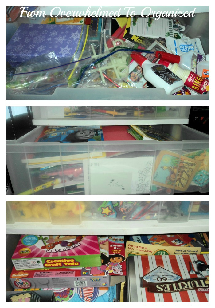 Organizing my kids' activity drawers From Overwhelmed to Organized Organizing my kids