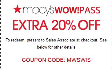 macys coupons