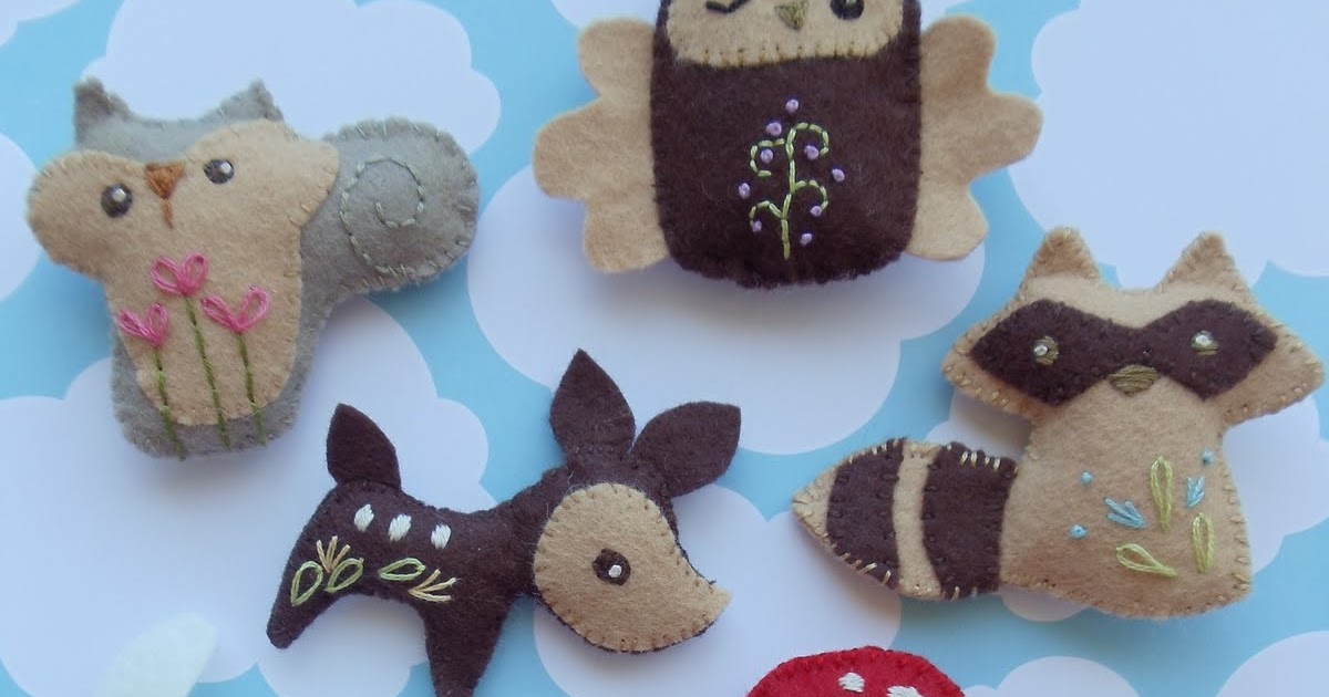 My Cotton Creations Mini felt animals