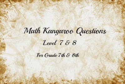 math kangaroo 2016 questions and ans