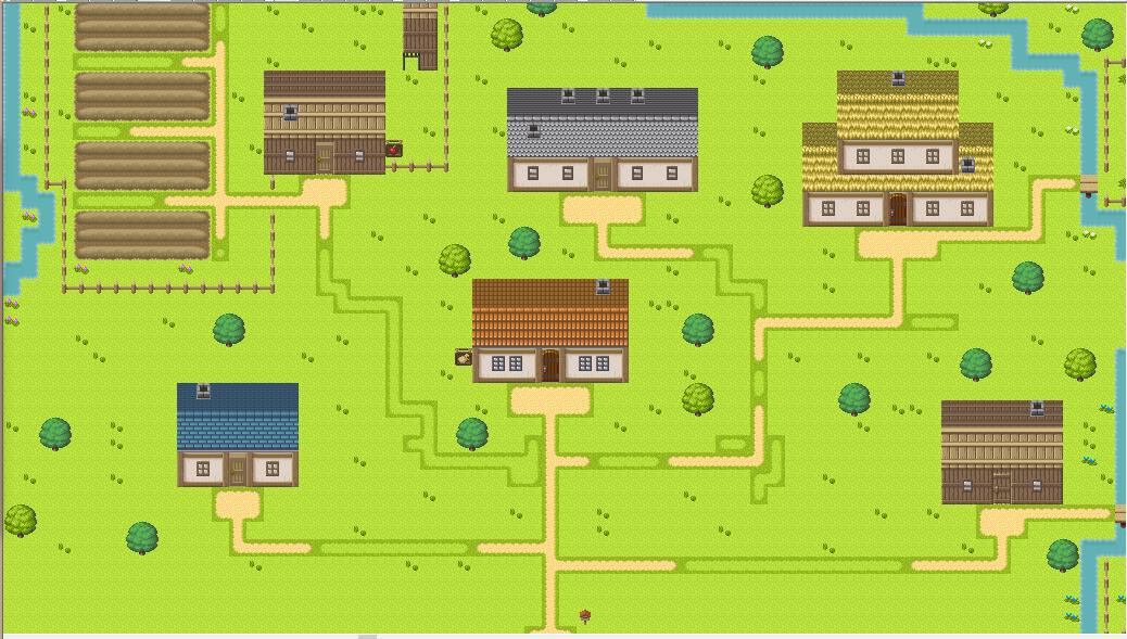 ウディタ２ はじめてのゲーム制作物語 その１５ さいしょの村