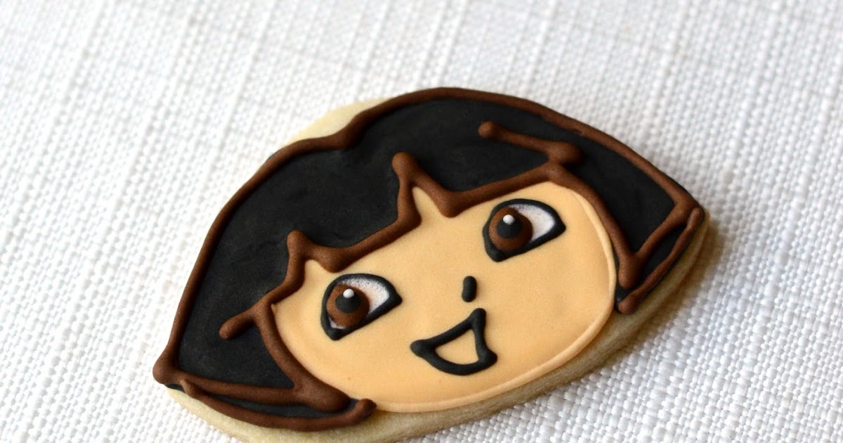 i heart baking! dora the explorer cookies