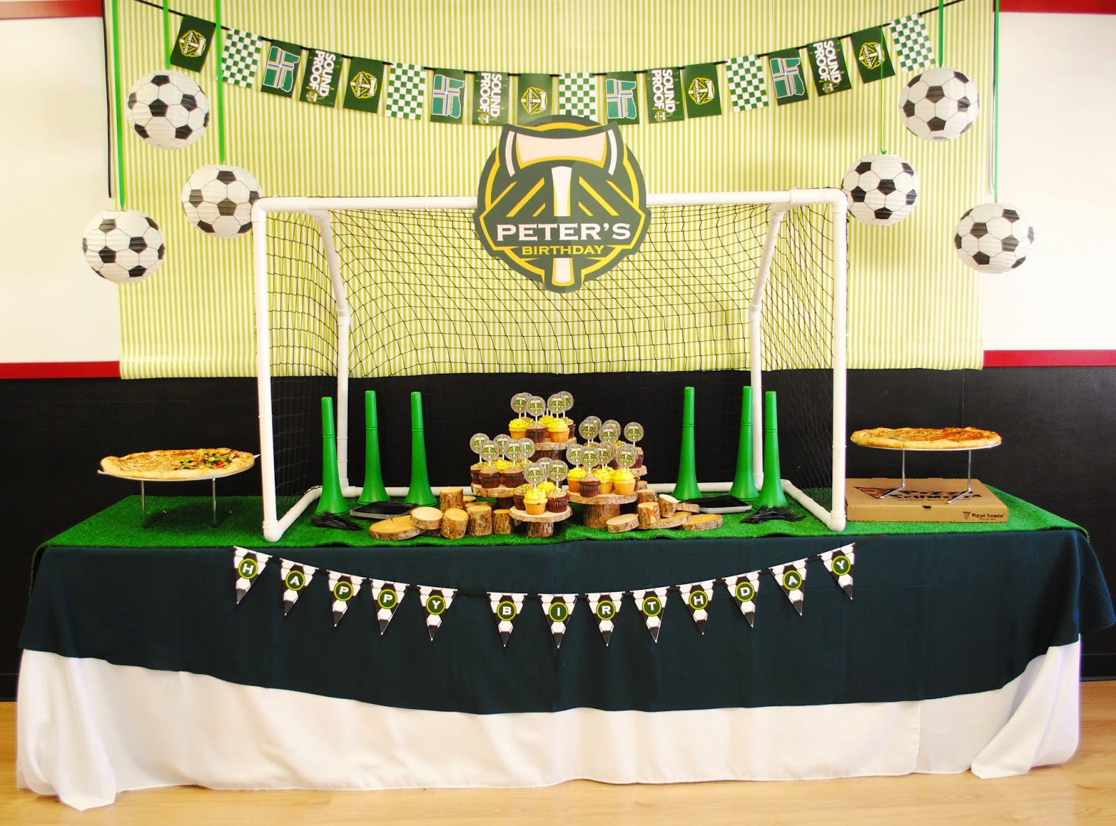 Lolligags Portland Timbers Themed 8th Birthday