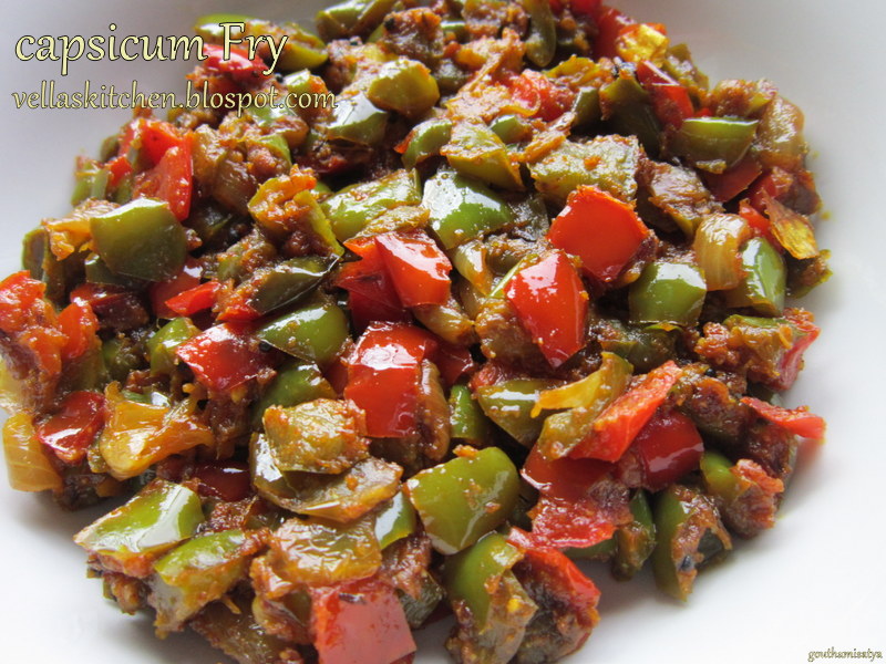 My Grandma's Recipes Capsicum Fry