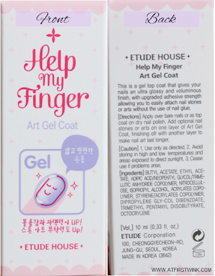 Etude House Help my Finger Art Gel Coat instructions