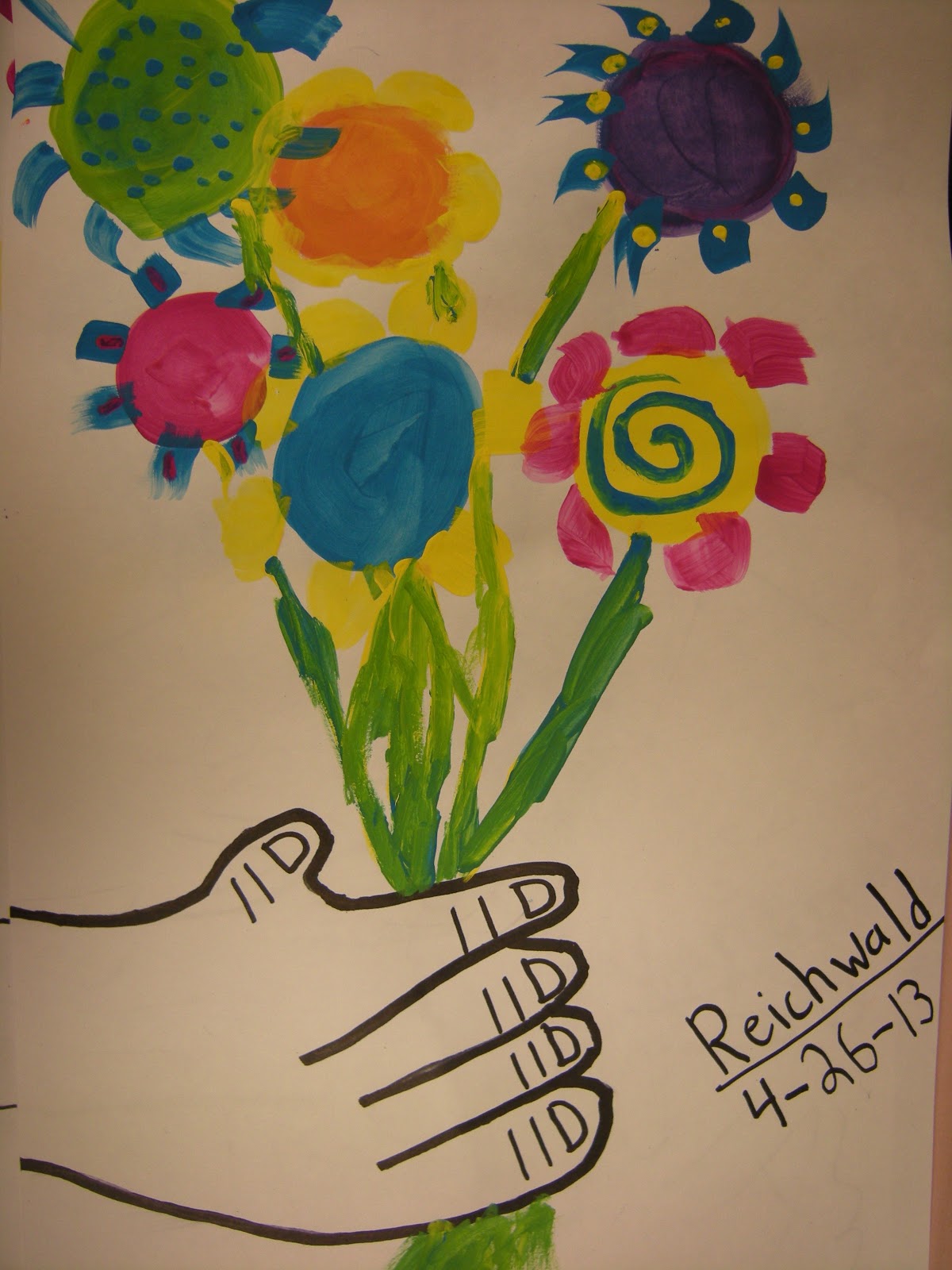 Artolazzi Picasso S Hands Holding Flowers