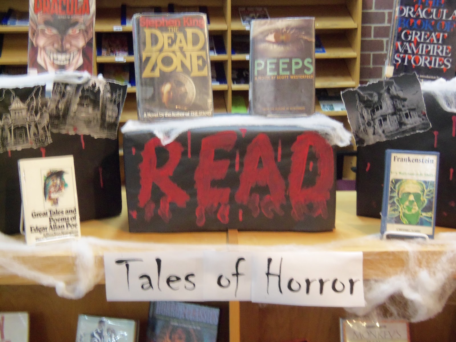 Library Displays Read tales of Horror