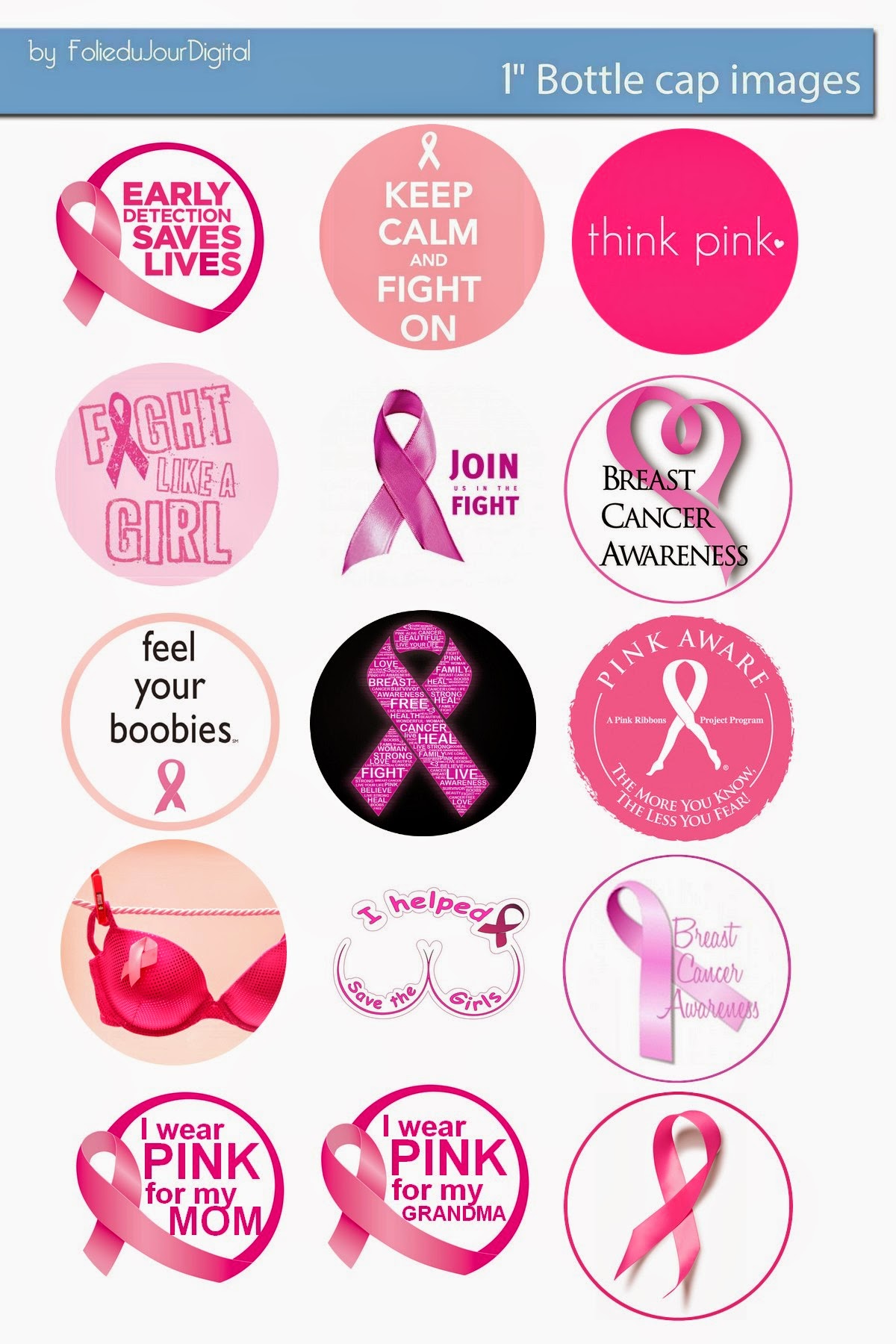 Breast Cancer Printables on Pinterest Breast Cancer Awareness, Breast